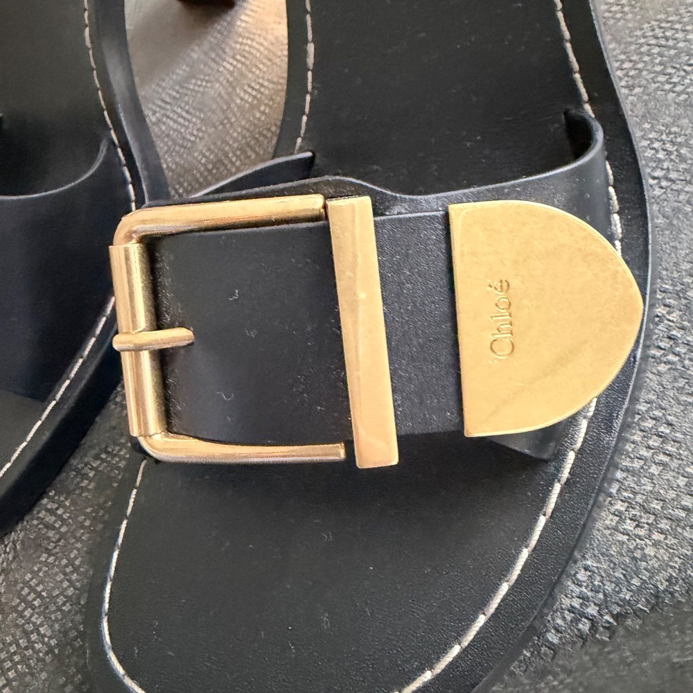 Chloé Women's Rebecca Ankle Strap Slingback Buckled High Heel Sandals - Picture 4 of 11